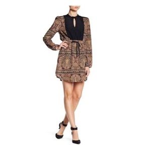 One-time wear Zen Paisley Long-Sleeve Dress